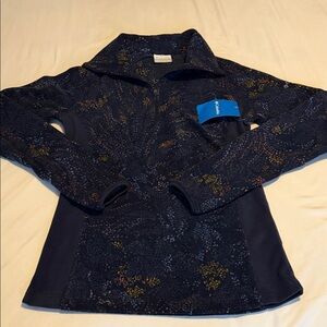 Columbia Dark Patterned Fleece Pullover